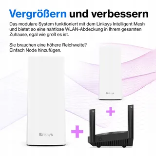 LINKSYS Hydra Pro 6E Router Tri-Band WiFi 6E 6,6Gbps 250m² — miniatuur 5