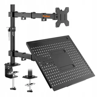 REDBAT Monitorhouder met Laptoplade 13-32 Inch VESA — miniatuur 1