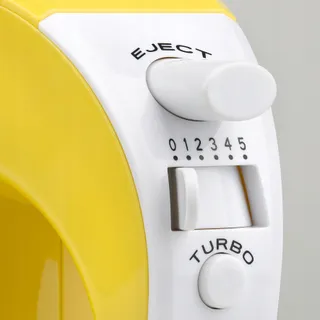 GIRMI Handmixer Elektrisch 170W Turbo 5 Snelheden Geel — miniatuur 4