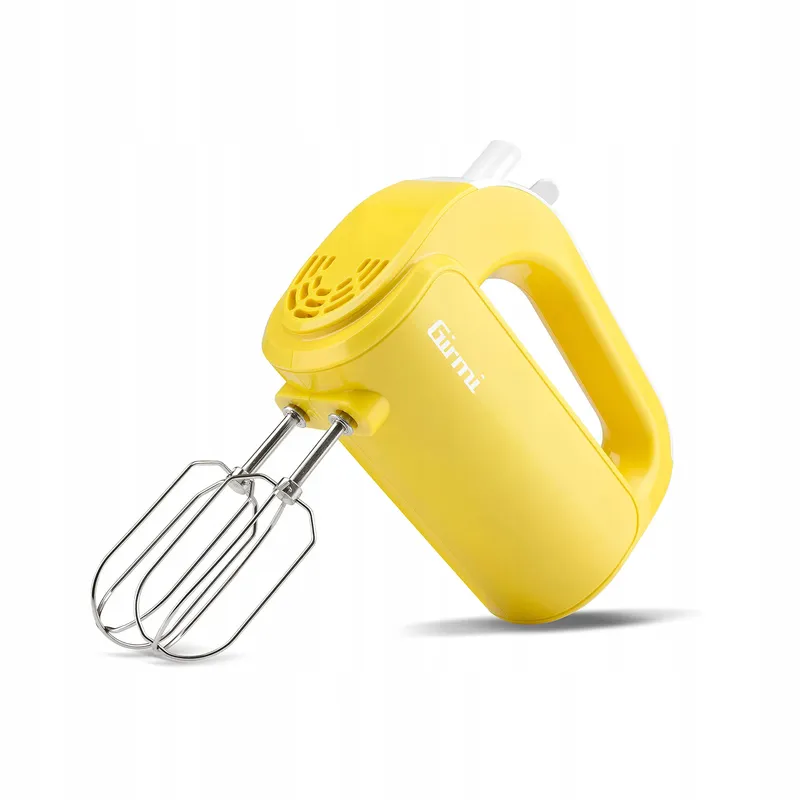 GIRMI Handmixer Elektrisch 170W Turbo 5 Snelheden Geel — foto 1