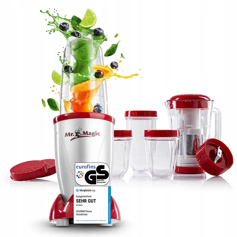 GOURMETMAXX Mr Magic Blender XXL Set Smoothie Cocktail Mixer — foto 1