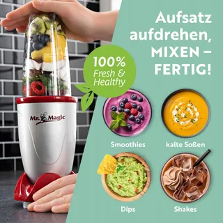 GOURMETMAXX Mr Magic Blender XXL Set Smoothie Cocktail Mixer — miniatuur 6
