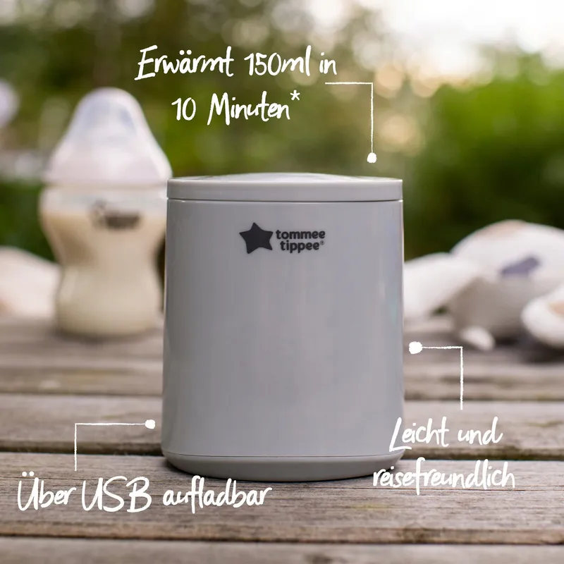 TOMMEE TIPPEE LetsGo Draagbare Flessenwarmer USB Elektrisch Licht — foto 4