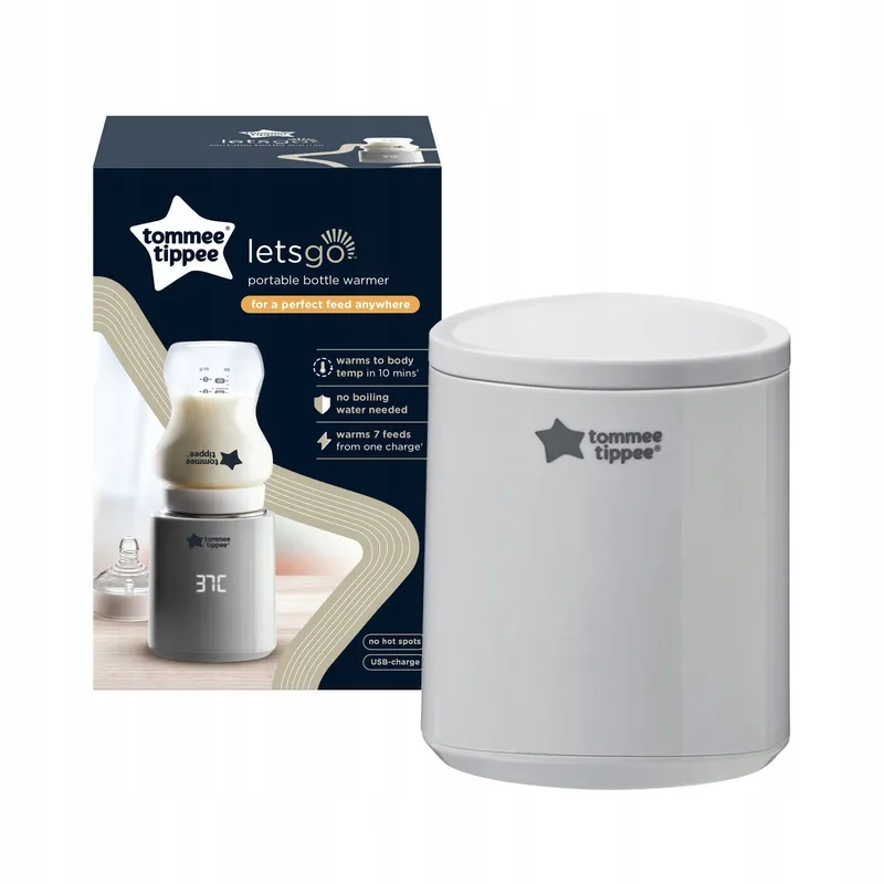 TOMMEE TIPPEE LetsGo Draagbare Flessenwarmer USB Elektrisch Licht — foto 1