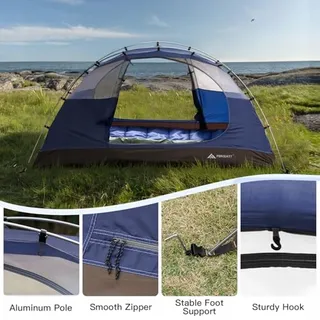 FORCEATT Tent 2-3 Personen 4 Seizoenen Ultralicht Waterdicht — miniatuur 3