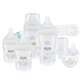 NUK Perfect Start Babyflessenset 4 Flessen Speen Borstel — miniatuur 1