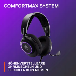 STEELSERIES Arctis Nova 3 Gaming Headset HiFi Surround RGB — miniatuur 8