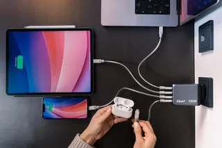VERBATIM GaN Oplader 100W 4 Poorten USB-C Snelladen — miniatuur 2