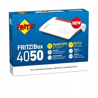 AVM FRITZ!Box 4050 Router WiFi 6 Dual Band 3000Mbit/s VPN VoIP DECT — miniatuur 3