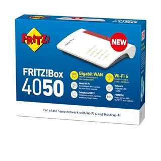 AVM FRITZ!Box 4050 Router WiFi 6 Dual Band 3000Mbit/s VPN VoIP DECT — miniatuur 2