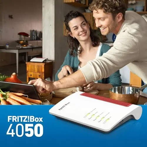 AVM FRITZ!Box 4050 Router WiFi 6 Dual Band 3000Mbit/s VPN VoIP DECT — foto 5