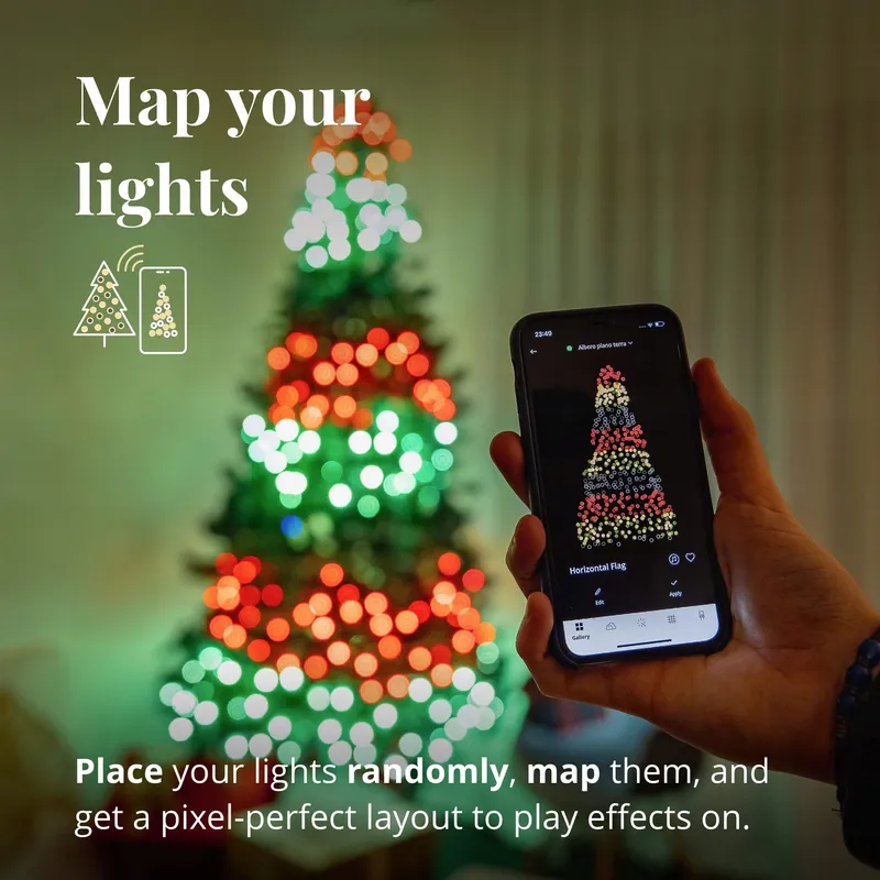 Twinkly Strings 400 LED RGB Lichtsnoer App-bediening iOS Android — foto 4