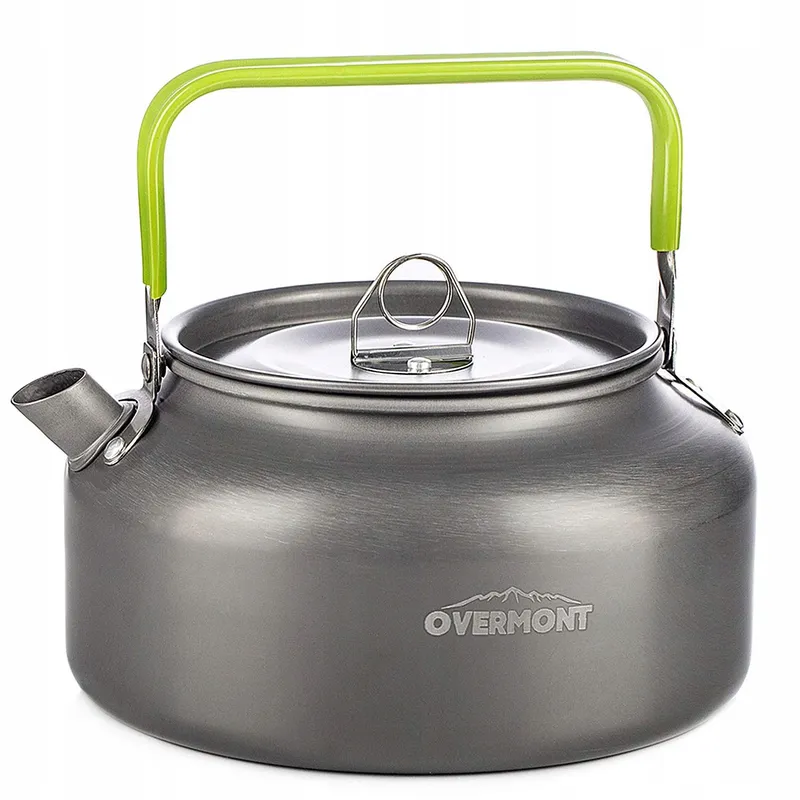 OVERMONT Draagbare Aluminium Campingketel 1,2L — foto 1
