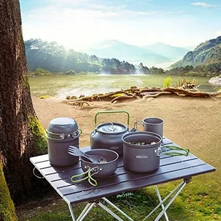 OVERMONT Draagbare Aluminium Campingketel 1,2L — miniatuur 6