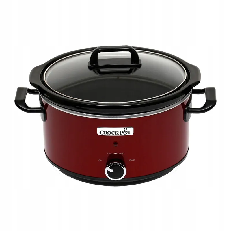 CROCK-POT Slowcooker 3,5L 2 Temperatuurstanden Rood — foto 10