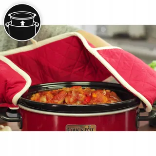 CROCK-POT Slowcooker 3,5L 2 Temperatuurstanden Rood — miniatuur 3