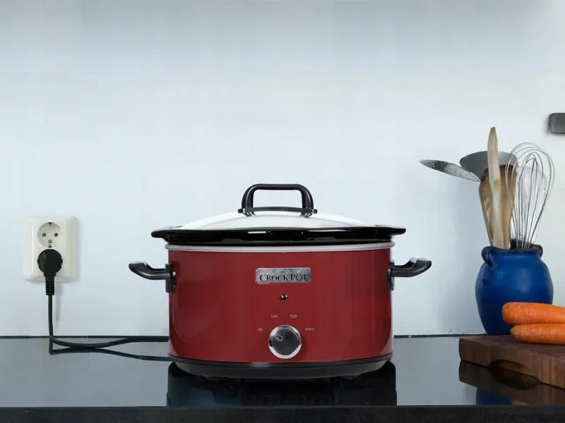 CROCK-POT Slowcooker 3,5L 2 Temperatuurstanden Rood — foto 15