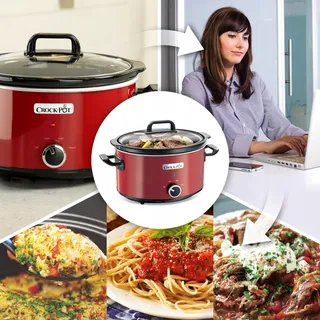 CROCK-POT Slowcooker 3,5L 2 Temperatuurstanden Rood — miniatuur 6