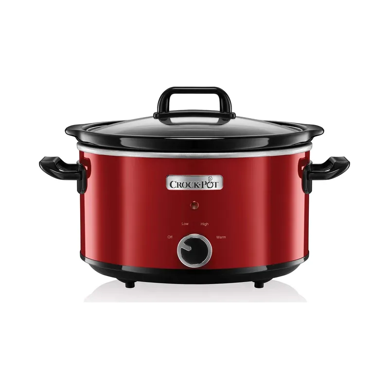 CROCK-POT Slowcooker 3,5L 2 Temperatuurstanden Rood — foto 7