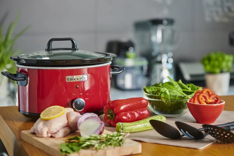 CROCK-POT Slowcooker 3,5L 2 Temperatuurstanden Rood — foto 13