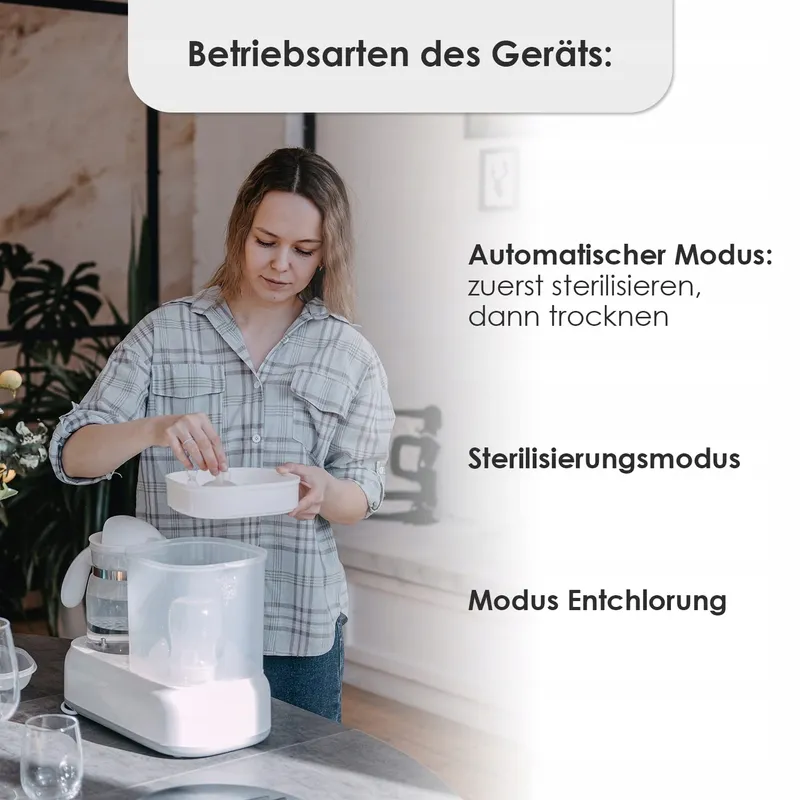 KUNDER Sterilisator en Flessenwarmer voor Baby's — foto 5