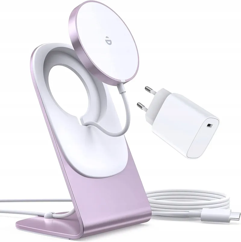 ROROSKIN MagSafe Draadloze Oplader iPhone Magnetisch Roze — foto 1