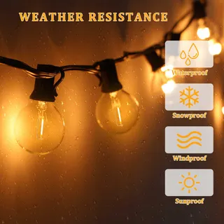 SUWIN Tuinlichtketting Terras 60 LED 36,5M — miniatuur 2