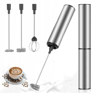 MOSUO Elektrische Melkopschuimer USB Mini Mixer RVS voor Koffie