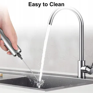 MOSUO Elektrische Melkopschuimer USB Mini Mixer RVS voor Koffie — miniatuur 5