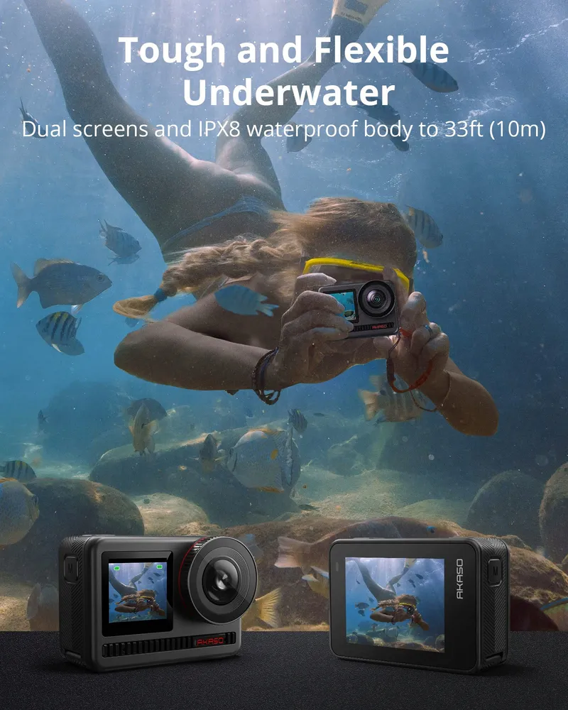 AKASO Actioncam 4K 60FPS 48MP WiFi Waterdicht — foto 3