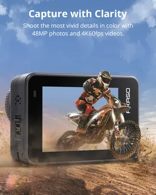 AKASO Actioncam 4K 60FPS 48MP WiFi Waterdicht — miniatuur 2