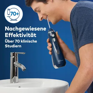 WATERPIK Cordless Advanced Waterflosser Draadloos 4 Opzetstukken Blauw — miniatuur 3