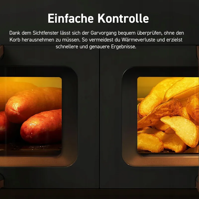 COSORI Airfryer 2 Kamers 6-in-1 8,5L Goud Energiezuinig — foto 4