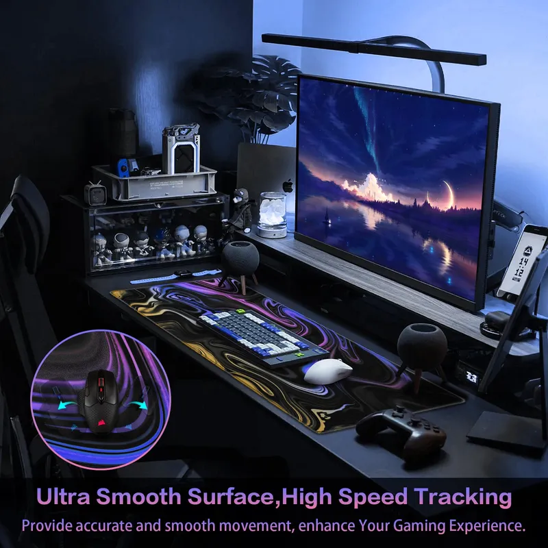 ABETCABE Gaming Muismat XXL 900x400mm Waterdicht Antislip — foto 3