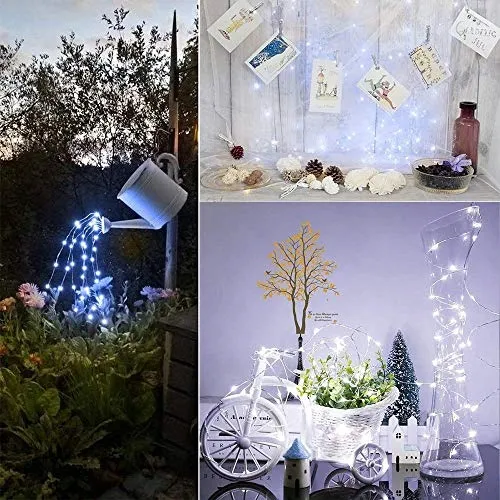 OREUNIK Solar Lichtketting 2x12M 240LED Waterdicht Warmwit — foto 5