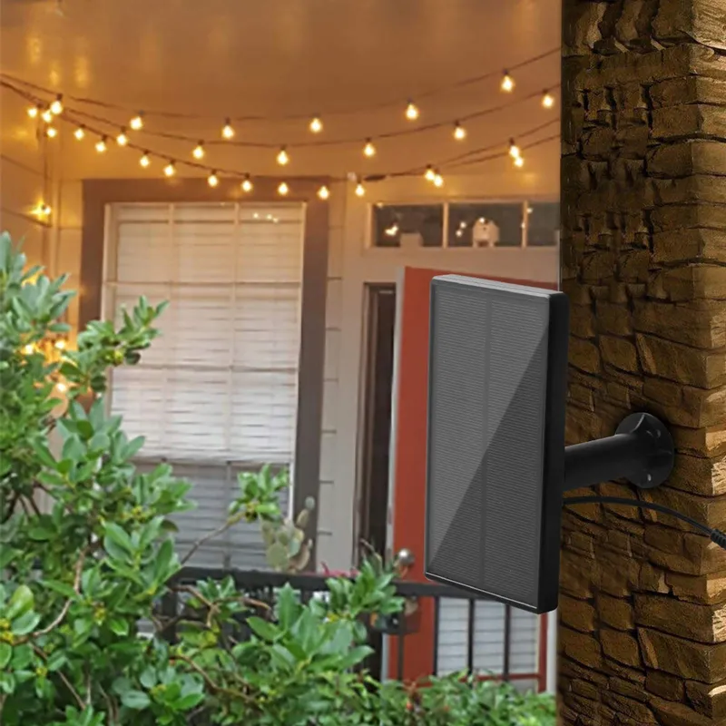 BOMCOSY Solar LED Lichtsnoer 15M 25 G40 Tuin Balkon Warm Wit — foto 4