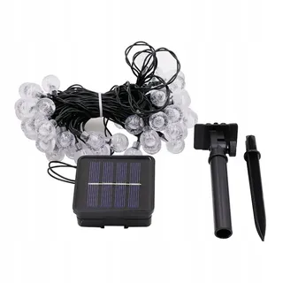 MAFITI Solar Lichtketting 12M 66 Kristallen Bollen 8 Modi IP65 — miniatuur 9
