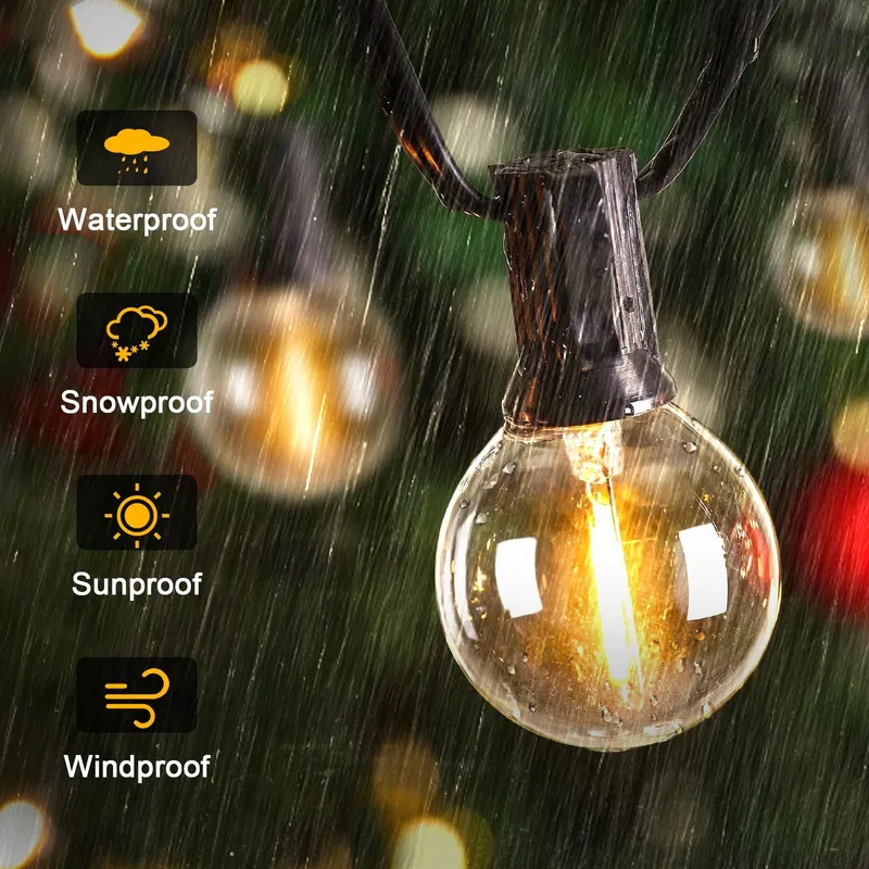 LED Lichtketting Buiten 10M IP44 Waterdicht Tuin — foto 2