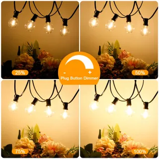 LED Lichtketting Buiten 10M IP44 Waterdicht Tuin — miniatuur 4