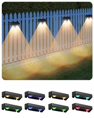 AGPTEK Solarlampen Buiten 8 Kleuren RGB IP65 8 Stuks — miniatuur 1