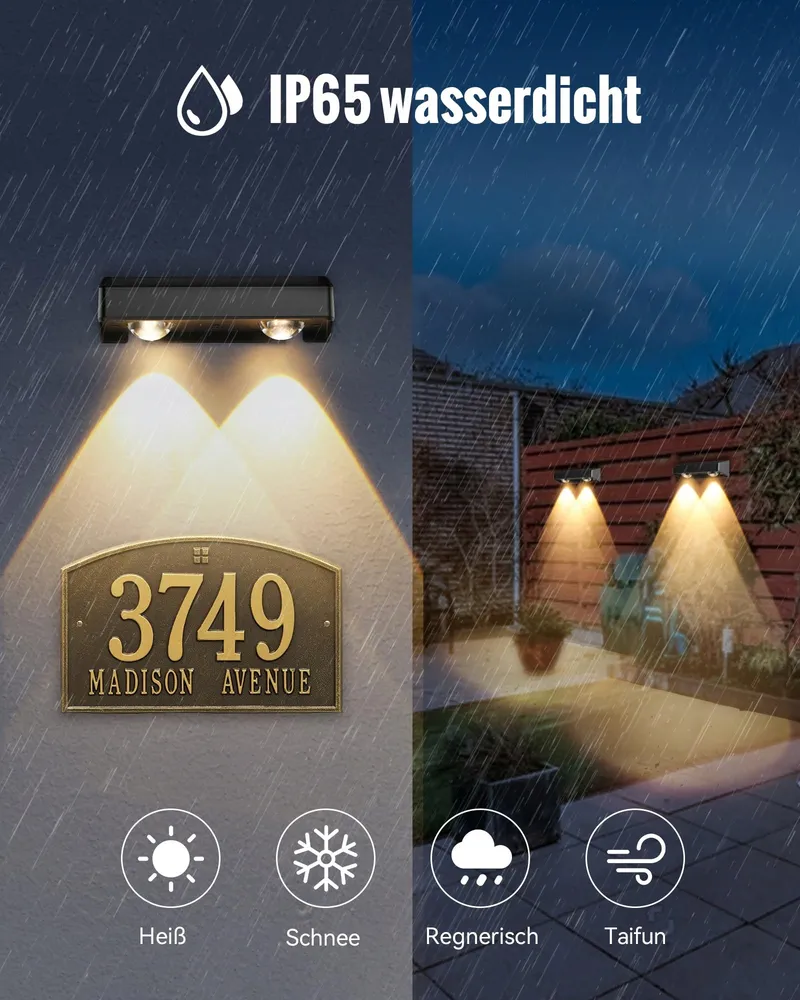 AGPTEK Solar Tuinverlichting RGB 5 Standen 8 Kleuren IP65 4x — foto 6