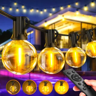 LIGHT-BRIGHTLY Waterdichte LED Lichtketting Bollen 30M Dimbaar — miniatuur 2