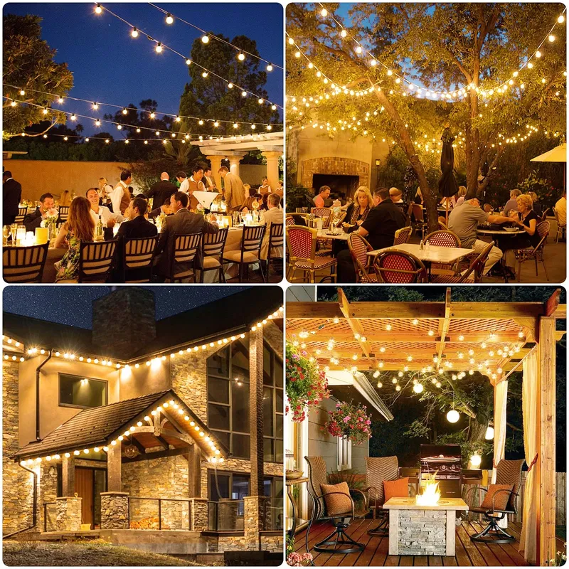LIGHT-BRIGHTLY Waterdichte LED Lichtketting Bollen 30M Dimbaar — foto 6