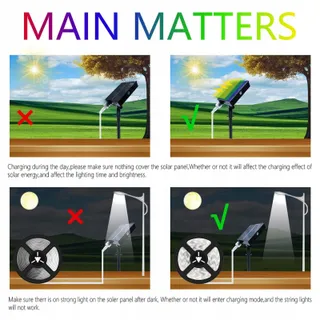 LUMTANG Solar LED Strip 5m 280 LED IP67 Waterdicht Afstandsbediening — miniatuur 8