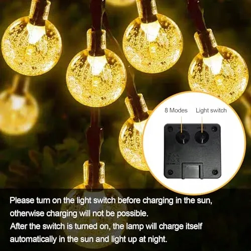 LQWELL Solar Lichtketting Decoratief Buiten 10M 40LED — foto 3