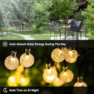 LQWELL Solar Lichtketting Decoratief Buiten 10M 40LED — miniatuur 5