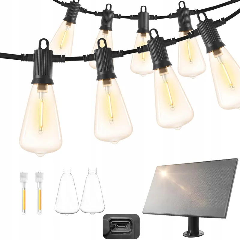 ZOTOYI Solar Tuinverlichting 15M IP65 24+2 LED Waterdicht — foto 1