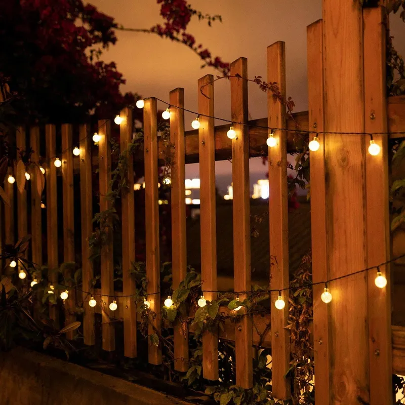 Solar Lichtketting Buiten 8 Modi 30 LED 7m Tuin — foto 2