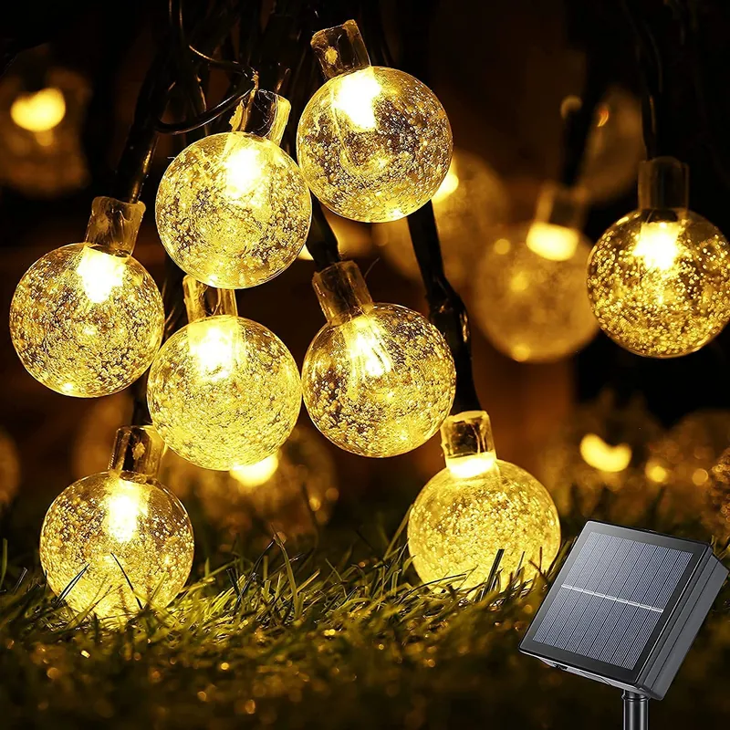 Solar Lichtketting Buiten 8 Modi 30 LED 7m Tuin — foto 1