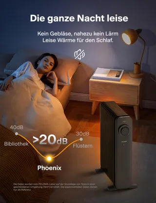 PELONIS Olieradiator 2500W Thermostaat Oververhittingsbeveiliging — miniatuur 3